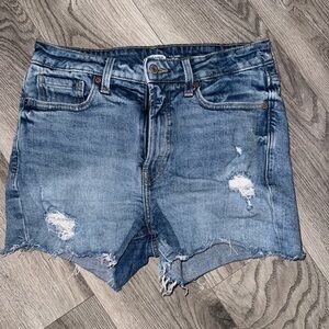 Old Navy Blue Jean Shorts The OG Distressed Raw Hem